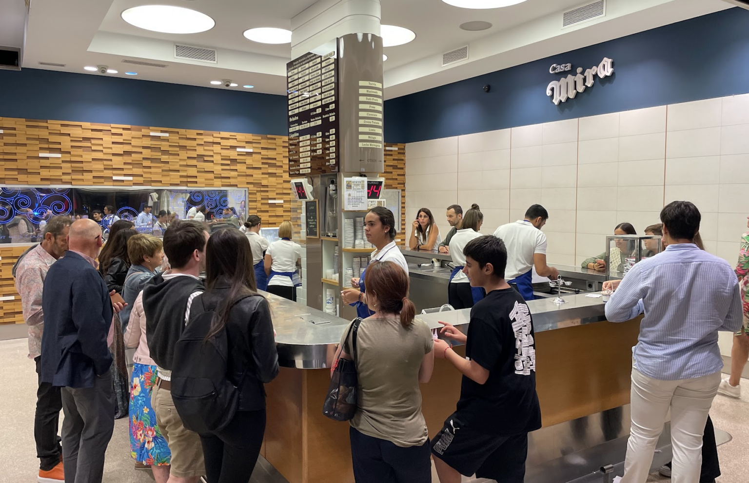 Mira Ice Cream in Malaga Spain, here you absolutely must eat an ice